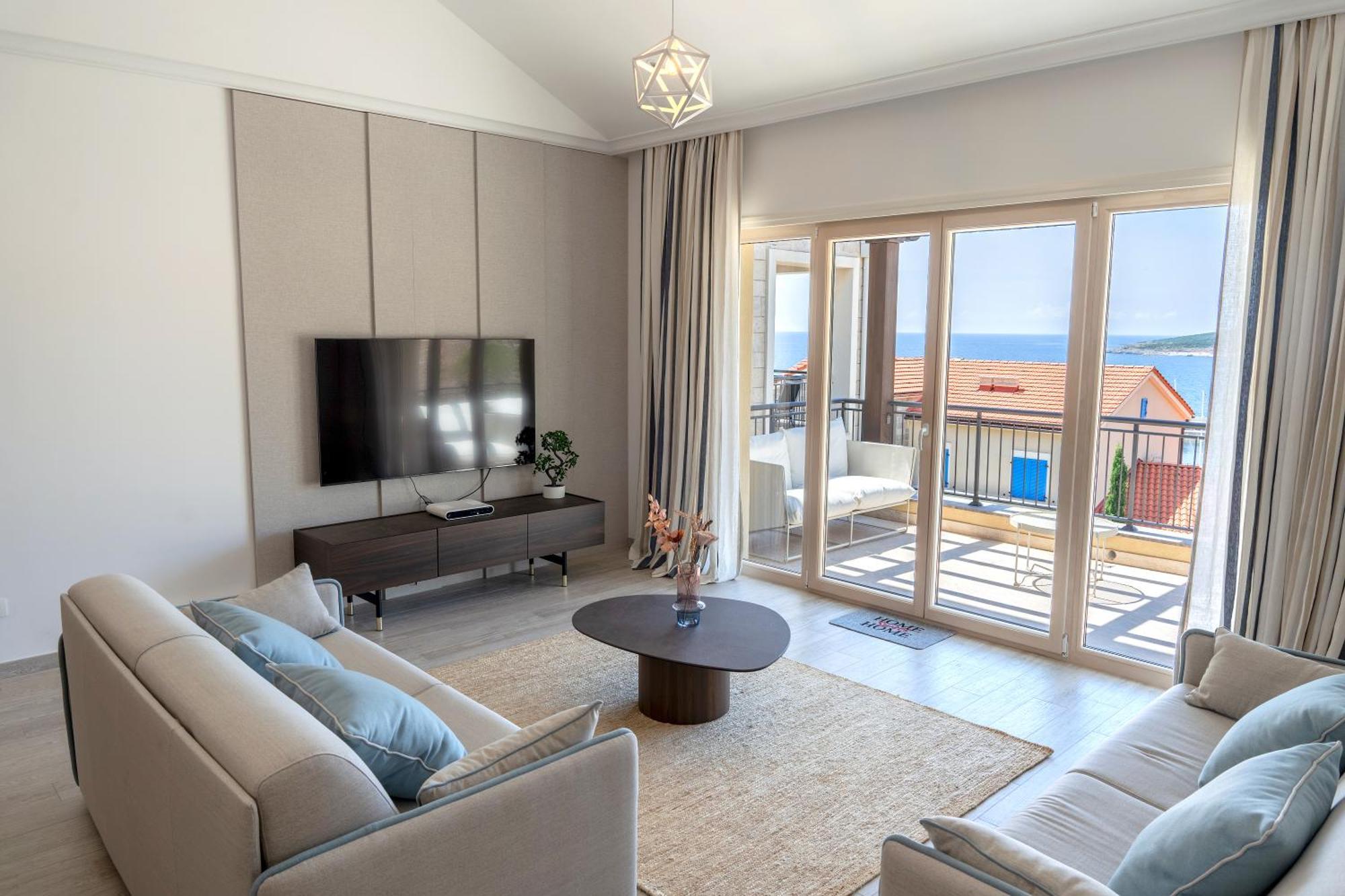 Apartamento Lustica Bay Tivat Habitación foto